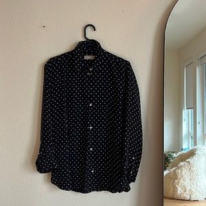 Everlane polkadot button-down